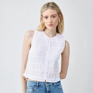 Frame smocked tank
